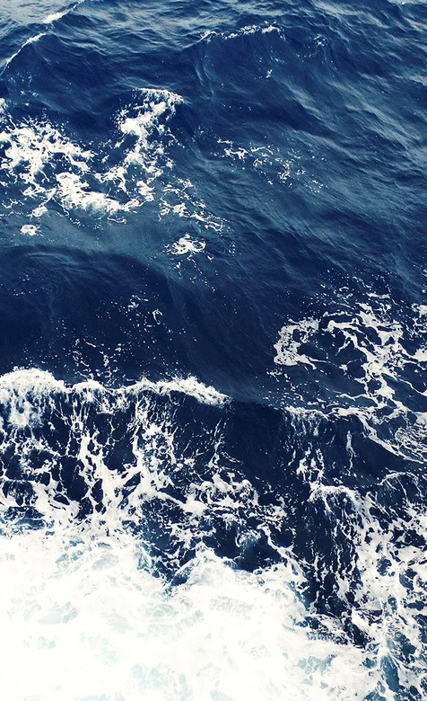 蓝色海面清新手机壁纸