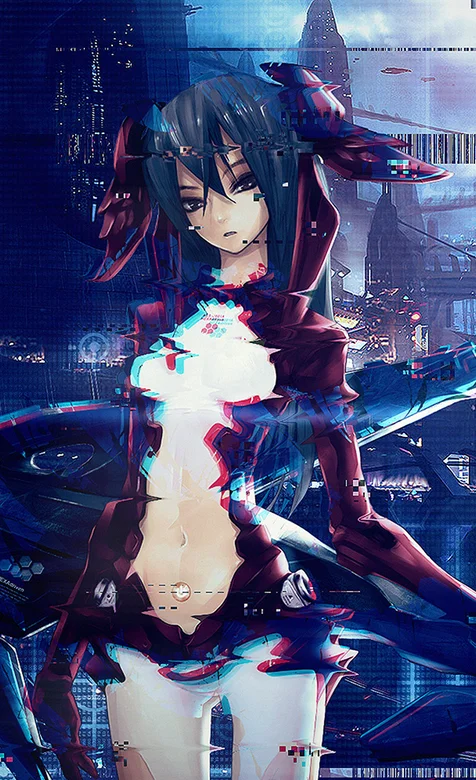 魔力初音个性手机桌面