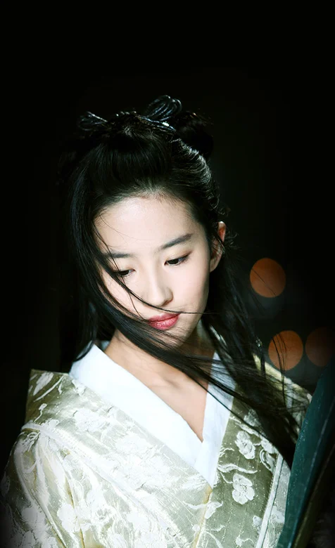 清纯美女明星刘亦菲古装扮相手机桌面