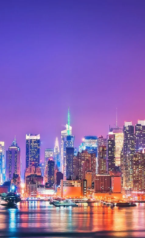 高清繁华城市夜景手机壁纸