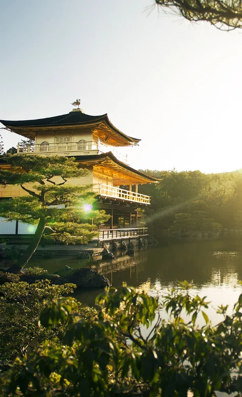 日本金色古代奢华建筑