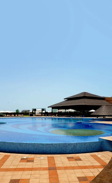 豪华酒店游泳池手机壁纸