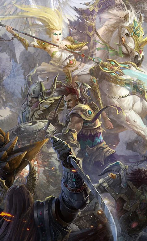 天马行空欧式神话游戏手机壁纸