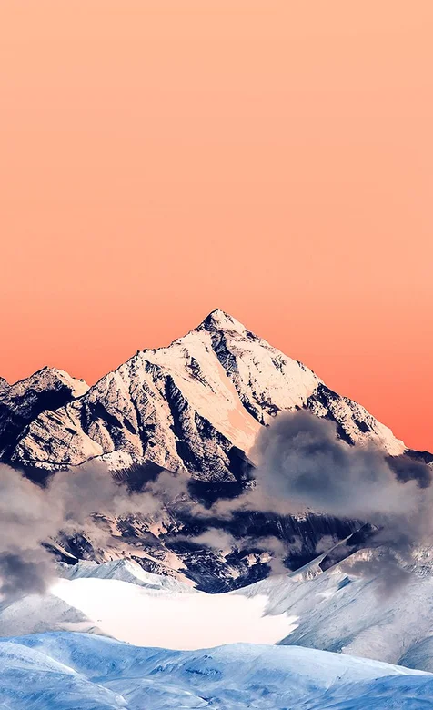 天空大海雪山合成壁纸