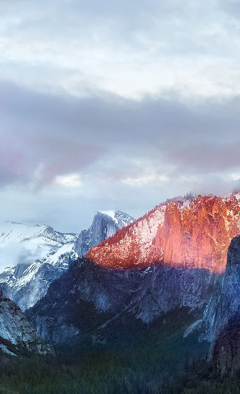 雄伟的雪山风景壁纸