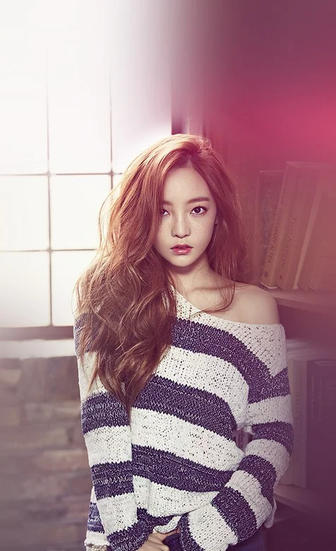 长卷发冬季韩国美女手机壁纸