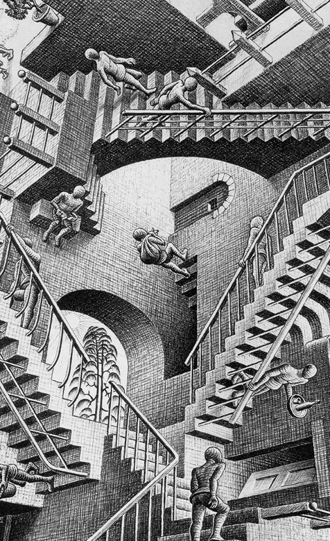 精美创意手机壁纸-错位的画