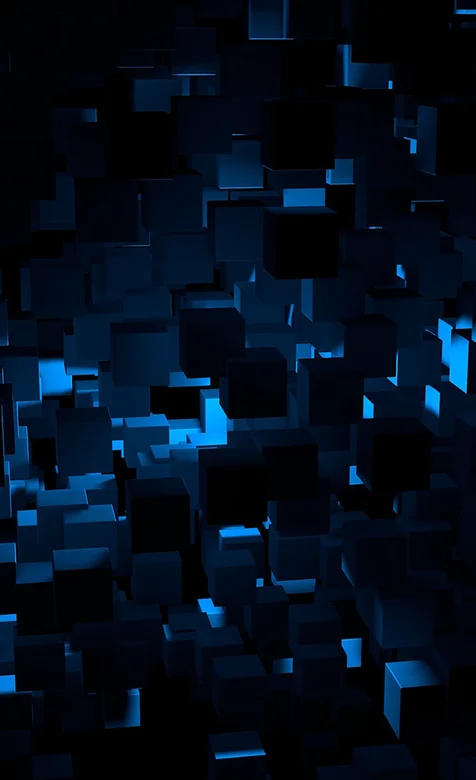 蓝色魔法块手机背景免费下载