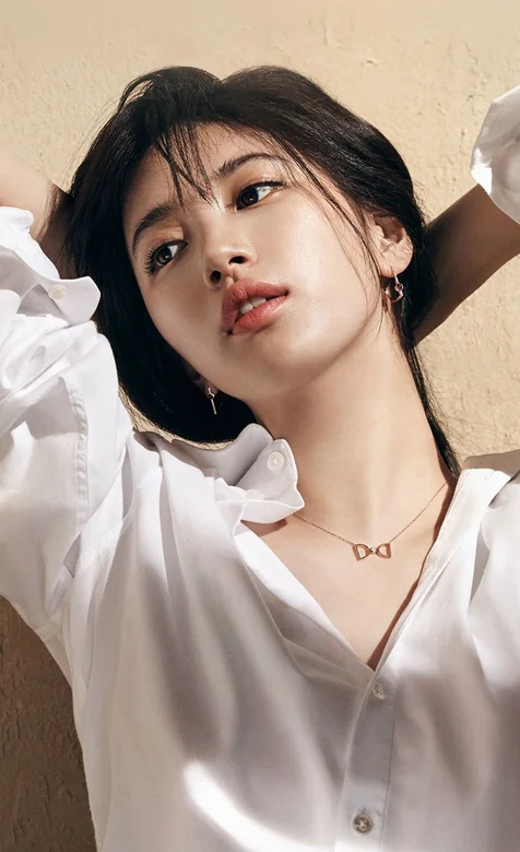 穿衬衣的韩国性感美女明星手机壁纸