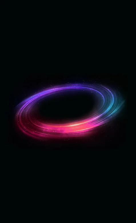 炫彩碟形炫光手机壁纸图片