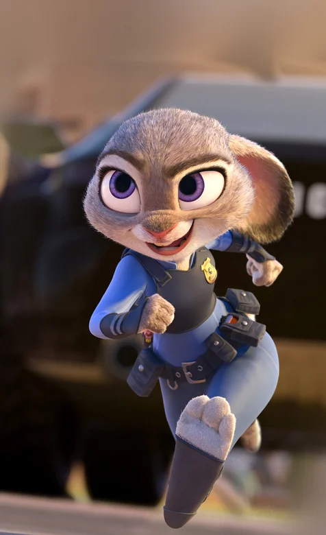 动漫女警大耳图萌萌的手机背景