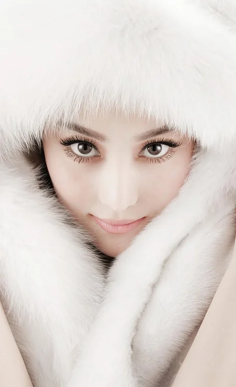 冬季白皙女神高清头像手机桌面
