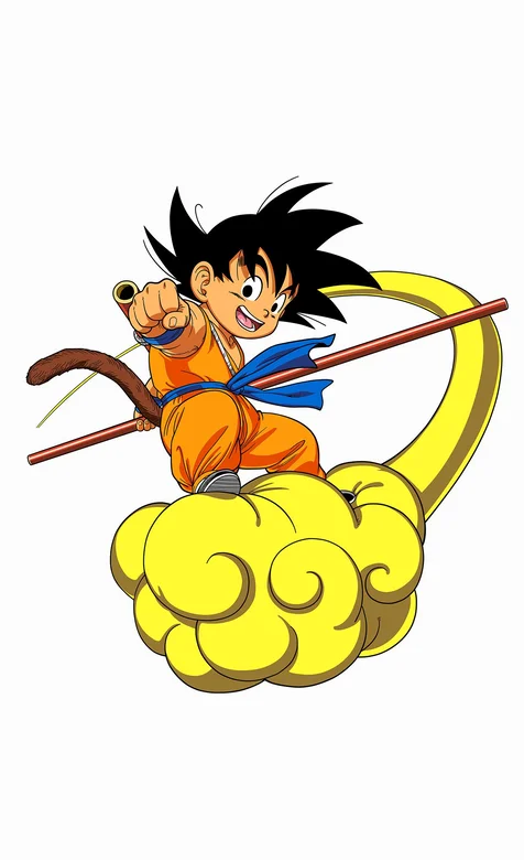 坐着筋斗云的悟空