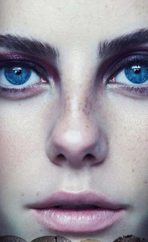 蓝眼欧美美女高清头像图片