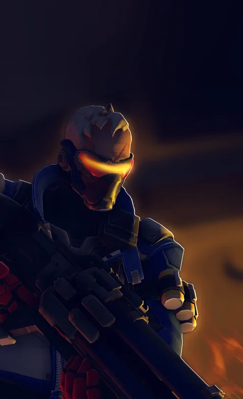 射击类游戏人物海报手机背景