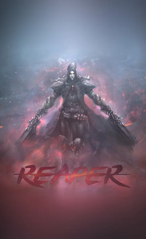 帅气的游戏战士人物酷炫手机背景