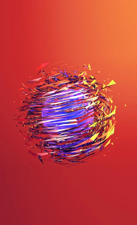 创意旋转的球高清手机壁纸