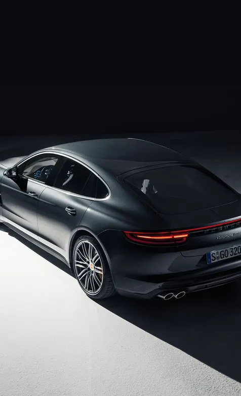 帅气跑车保时捷侧身帅气腰线手机背景