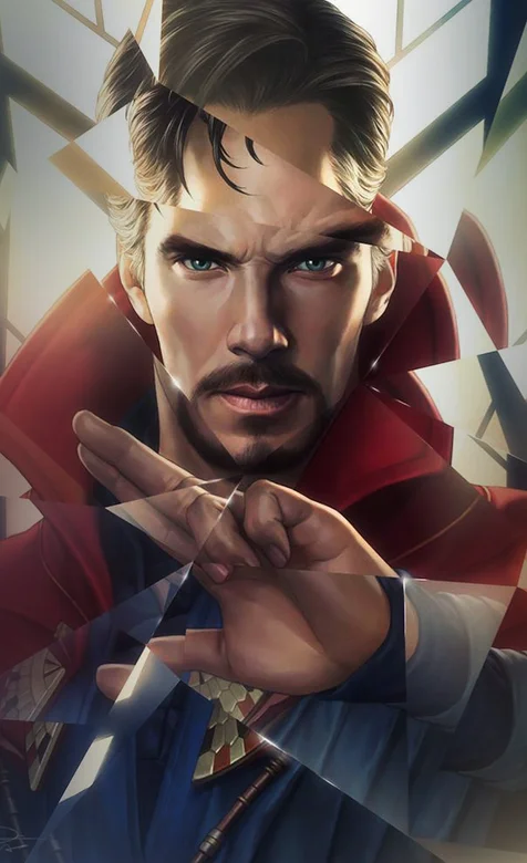 电影《奇异博士》动漫风格海报图片