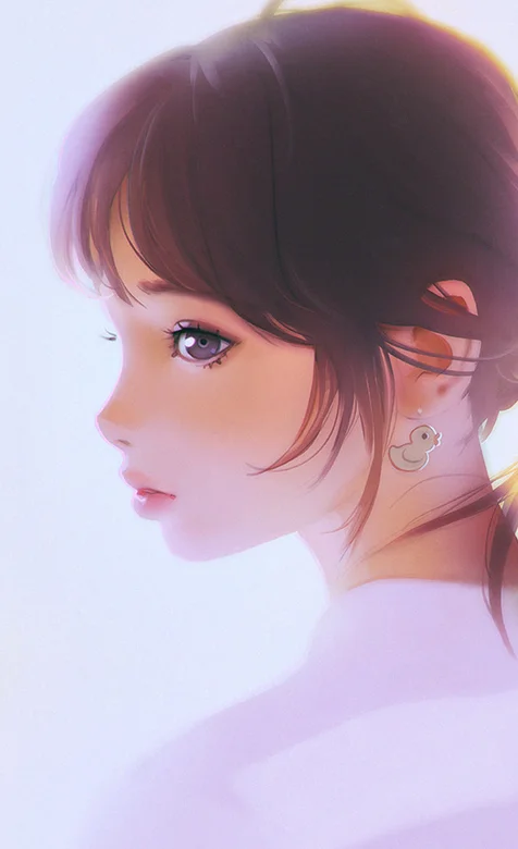 梦幻动漫少女头像壁纸图片