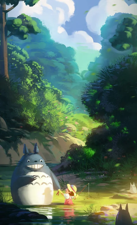 日本经典动漫龙猫手机壁纸下载