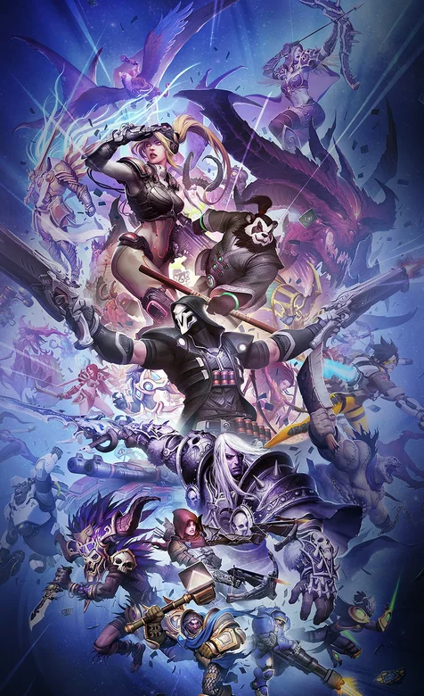 魔兽世界人物海报帅气壁纸图片