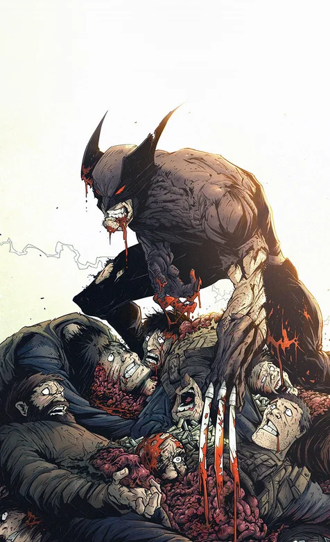 动漫英雄金刚狼手撕坏蛋