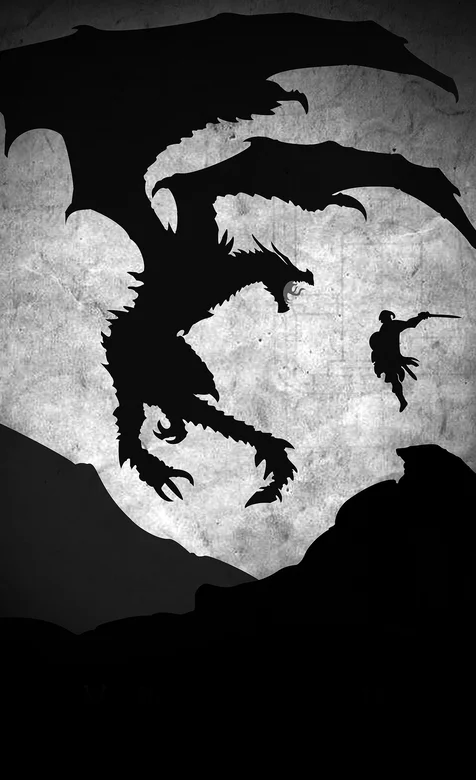 屠龙者手绘卡通壁纸图片