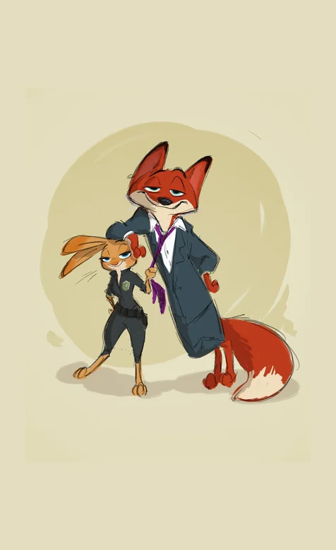 疯狂动物园卡通手机背景