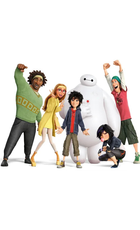 电影《超能陆战队》人物海报手机壁纸图片