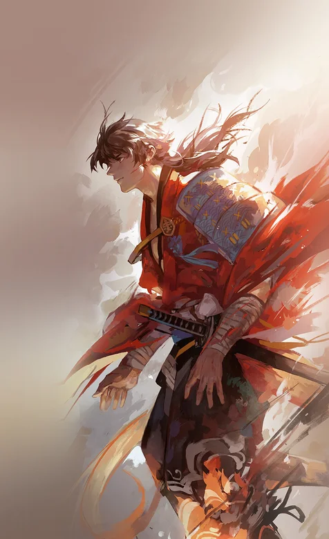 动漫日本武士帅气壁纸下载