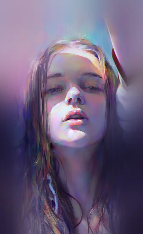 油画欧美美女图片