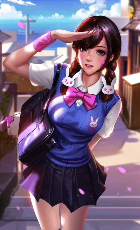 可爱的学生证动漫女生手机壁纸图片