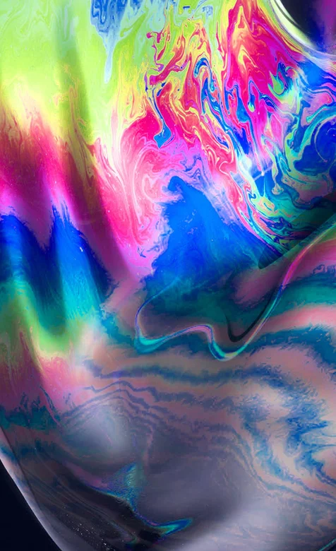 炫彩水墨油彩个性壁纸 无比炫酷