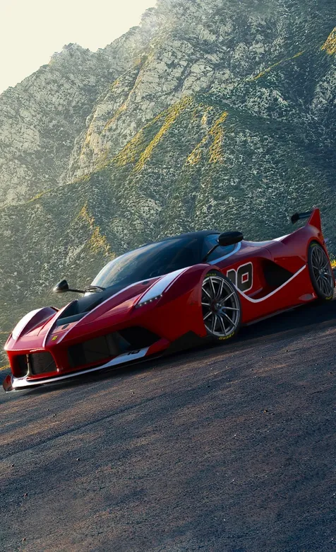 男人的梦想就是希望有一天能开上红色的法拉利