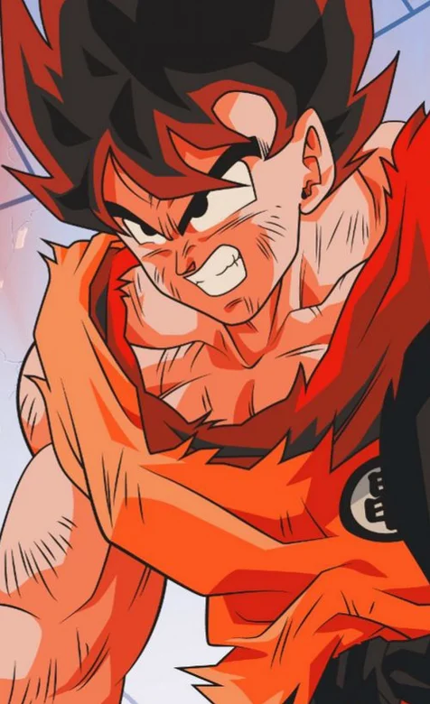 日本动漫《龙珠》人物孙悟空战斗中的高清壁纸