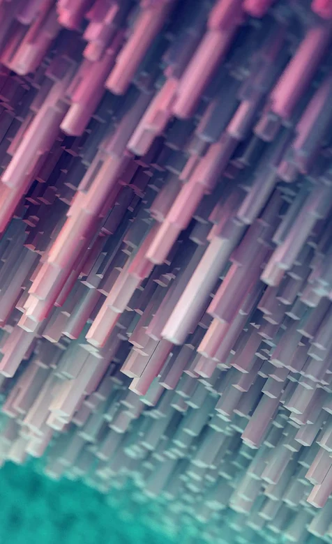 炫彩的圆柱体品牌手机背景图片