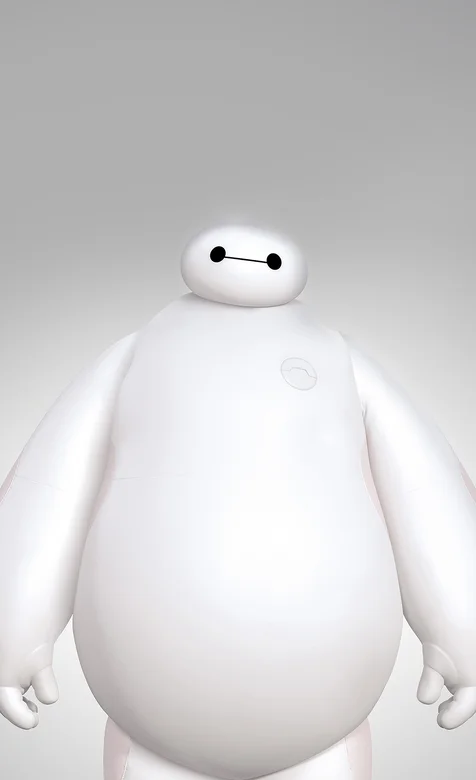 《超能陆战队》主角大白萌萌的手机桌面