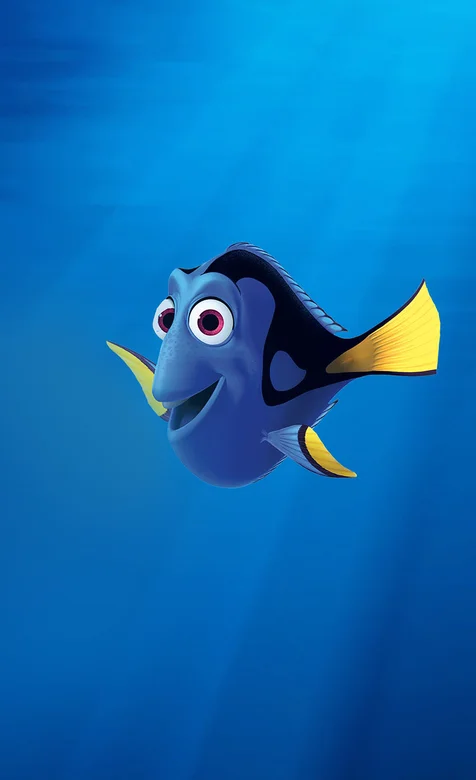 海底总动员可爱蓝色的小鱼高清壁纸