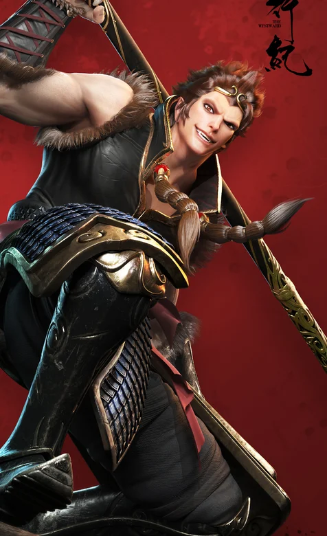 西行记超话里的手持金箍棒孙悟空高清手机壁纸