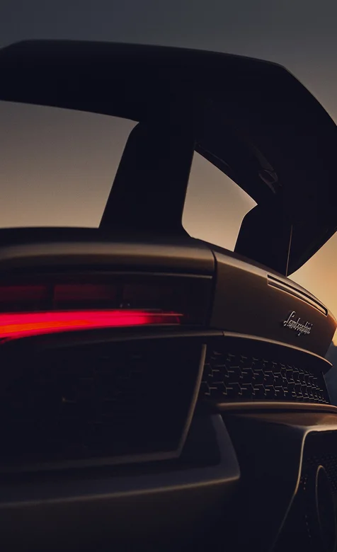 超跑兰博基尼炫酷尾灯热门手机背景