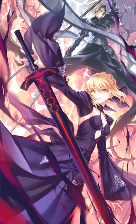 战斗天使，欧美风格动漫女剑士图片