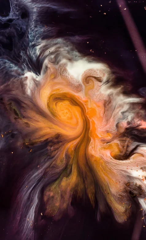 极地旋涡奇幻风景手机桌面壁纸