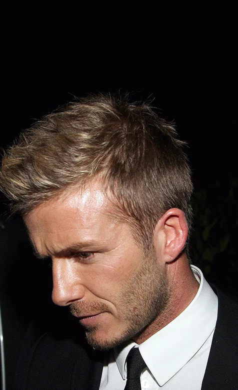 英国球星贝克汉姆穿西装的手机壁纸