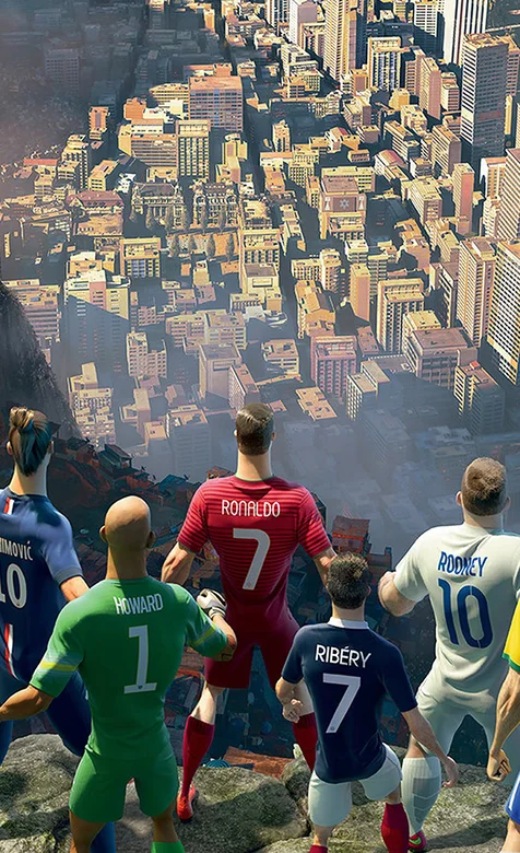 世界杯宣传动画广告里的动漫版世界杯球星们