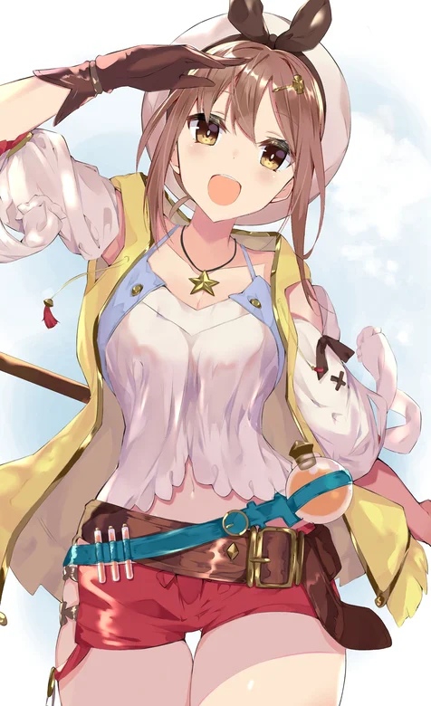 二次元 卡哇伊 短裤 美腿 性感动漫美女手机壁纸