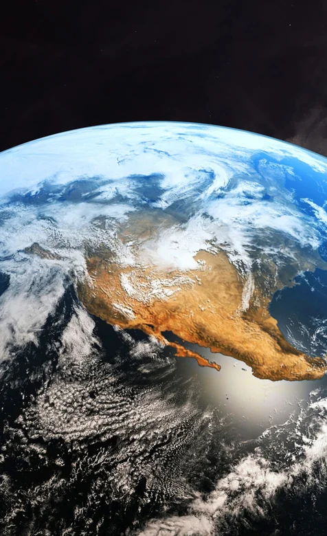 地球之美，创意的地球手机壁纸