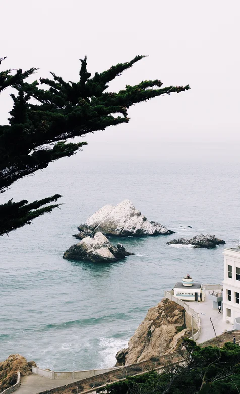 海边的小镇唯美手机壁纸