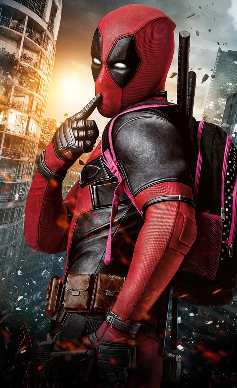 最贱的漫威英雄死侍手机壁纸