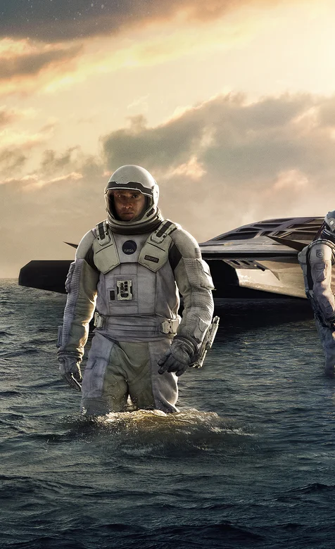 穿越宇宙宇航员降落未知星球的手机壁纸